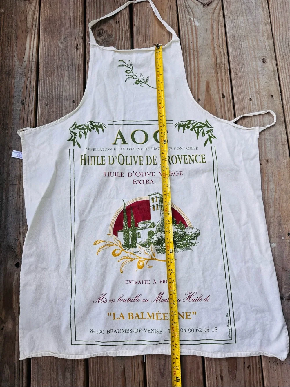 Torchons & Bouchons Huile d’Olive de Provence Cotton Apron Made in France